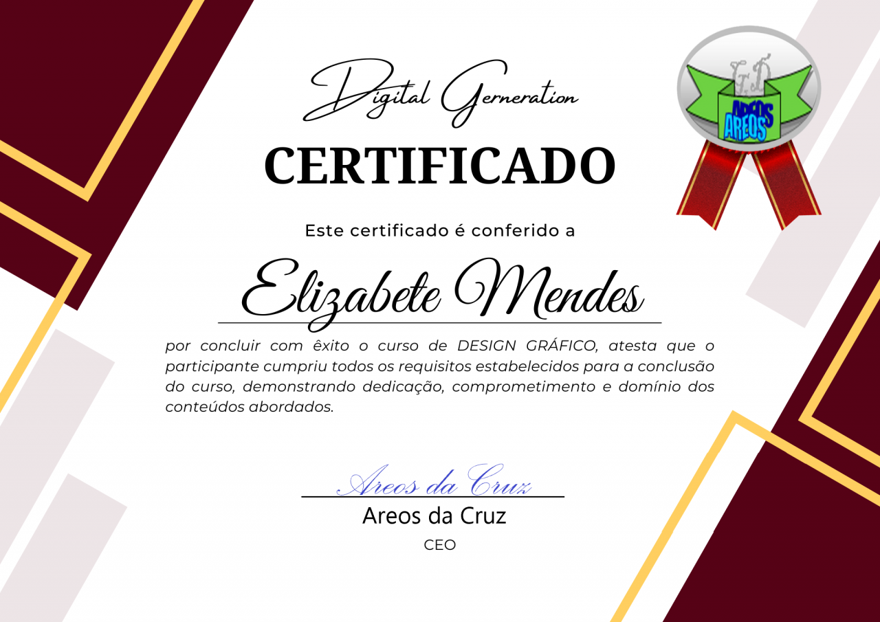 Design de certificados personalizados, Outro para Negócios, Bissau
