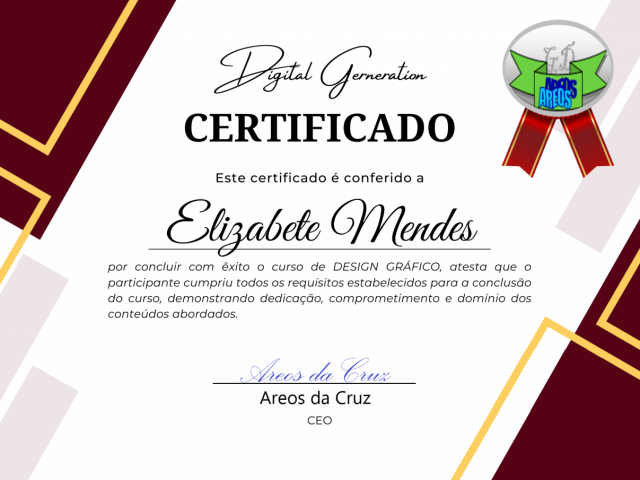 Design de certificados personalizados, Outro para Negócios, Bissau