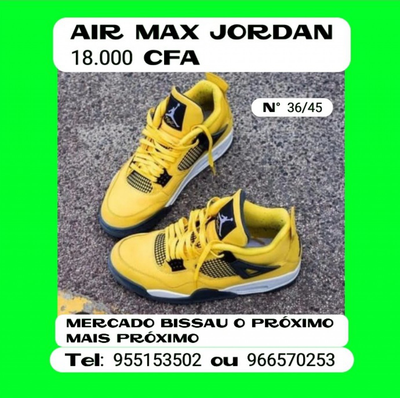 Tenis Nike Air Jordan, Calçado, Bissau