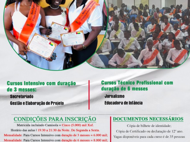 Jornada Formativa - 2024, Cursos - Formação, Bissau