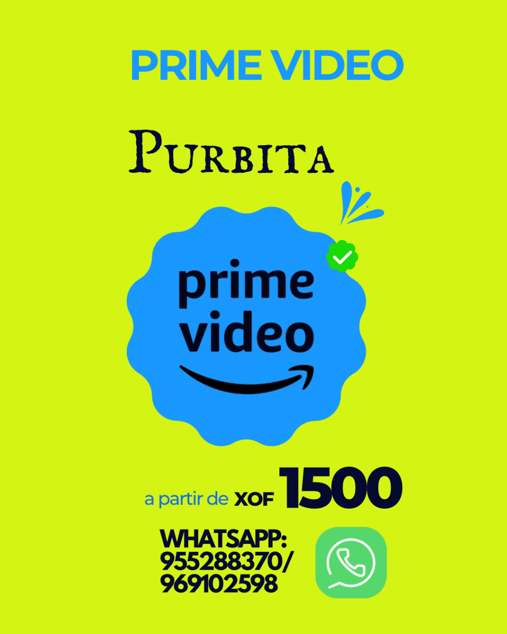 PRIMEVIDEO, Outros Serviços, Bissau