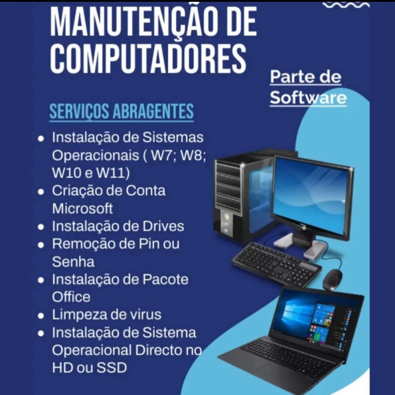 Venda de cabelos e Manutenção de computadores, Outro para Negócios, Bissau