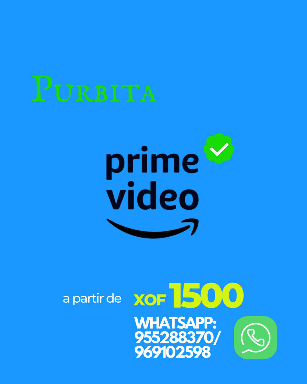 PRIME VIDEO, Outros Serviços, Bissau