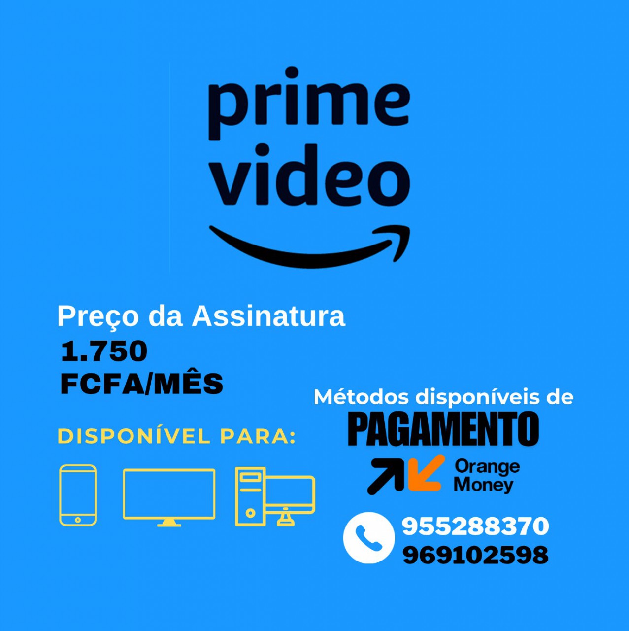 PRIME VIDEO, Outros Serviços, Bissau