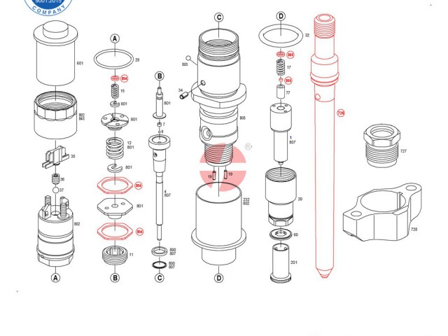Control valve for fuel Injector 0 445 120 052, Acessórios para Veículos, Bissau