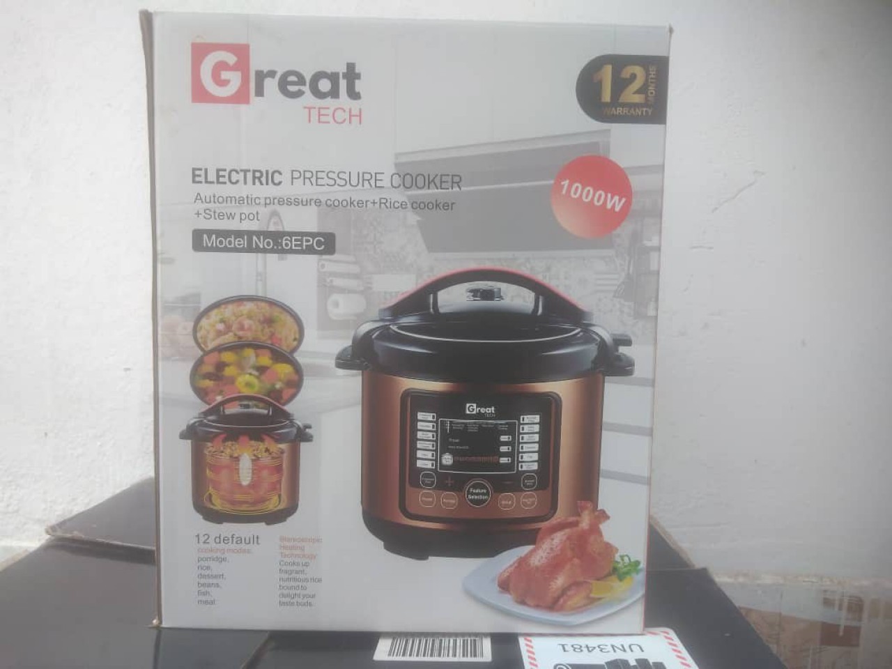 Panela a pressão elétrica nova, Electrodomésticos, Bissau
