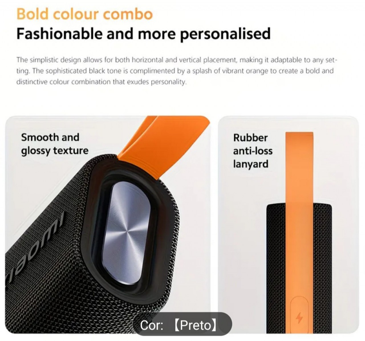 Colunas Xiaomi 5W BT Alto-falantes sem fios, TV - Áudio - Vídeo, Bissau