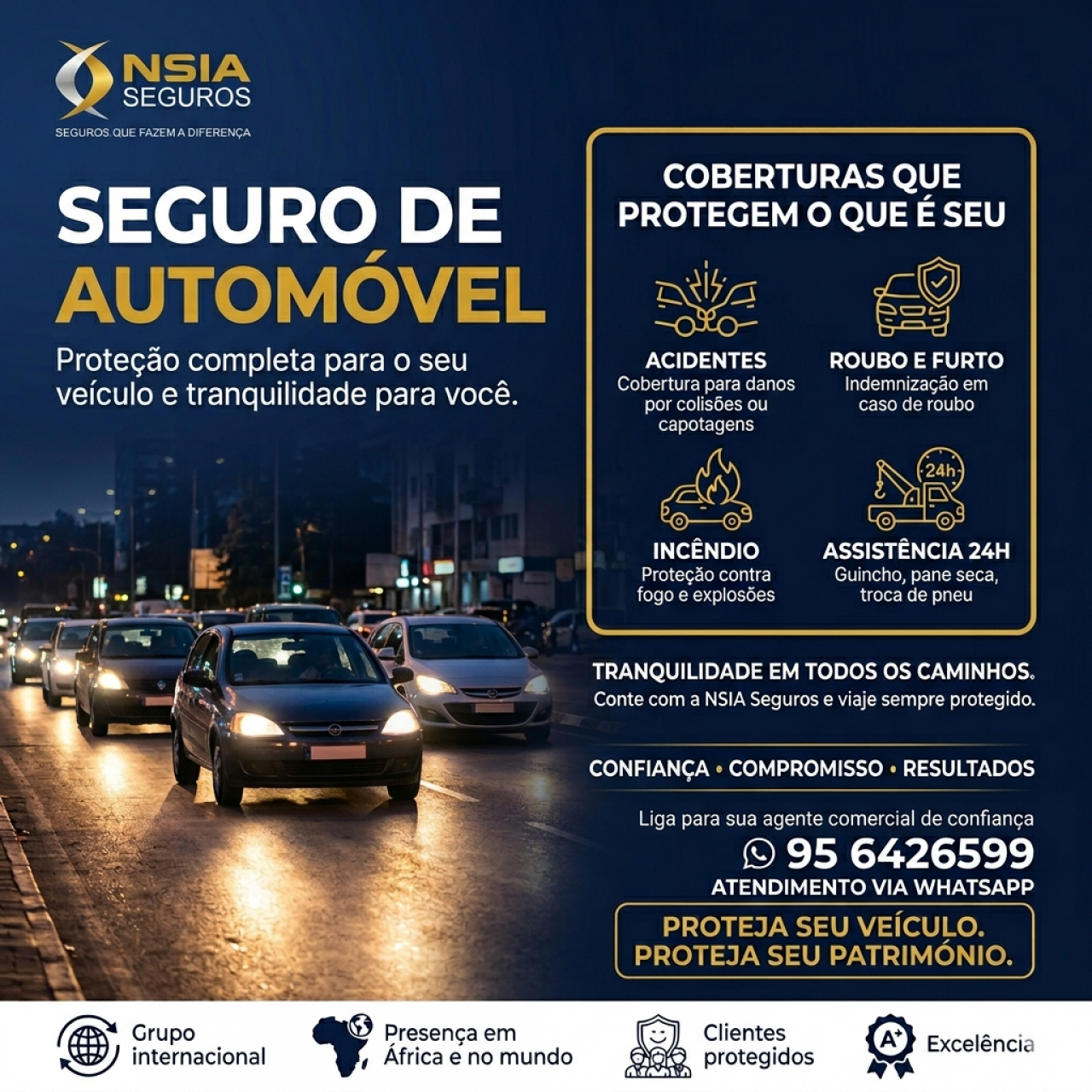 SEGURO DE AUTOMÓVEL, Serviços de Transporte, Bissau