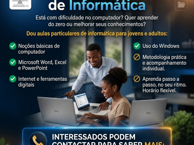 Aula Individual de Informática, Tutores Particulares, Bissau