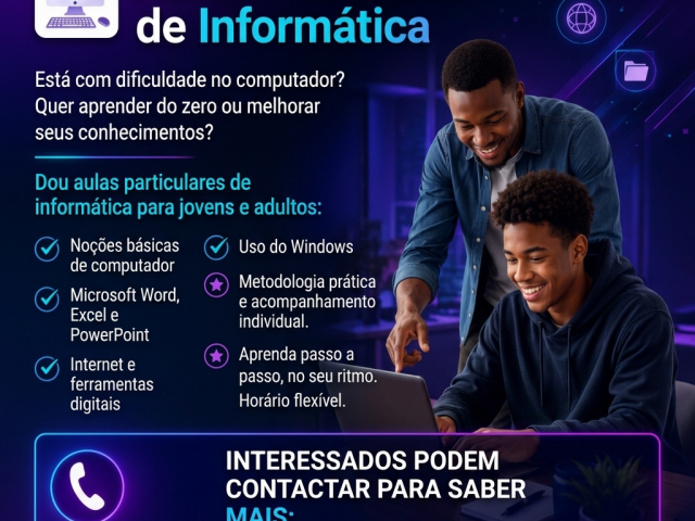 Aula Individual de Informática, Tutores Particulares, Bissau