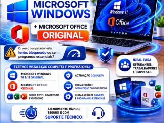 Microsoft Windows + Microsoft Office Original, Outros Serviços, Bissau