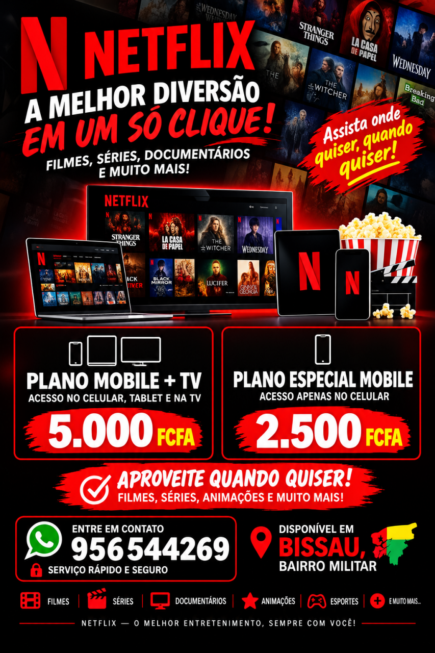 NETFIX, Eletrônicos para Escritório, Bissau