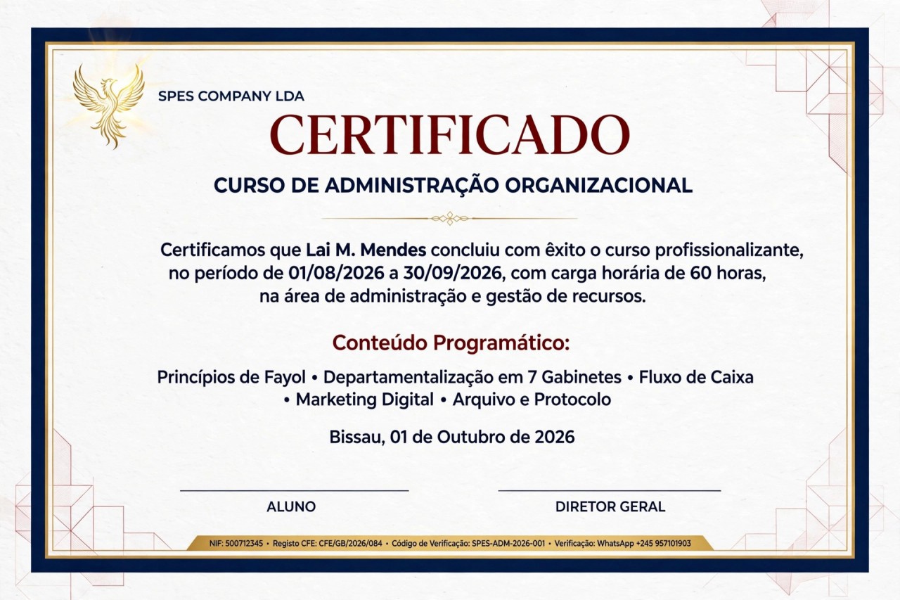 Serviços de SPES COMPANY, Serviços de Negócios, Bissau