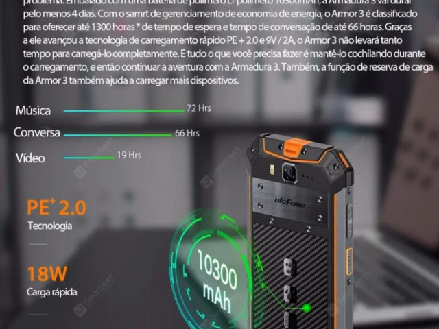 TELEMÓVEL Ulefone Armor 3T 4G - walkie talkie, Telemóveis, Bissau