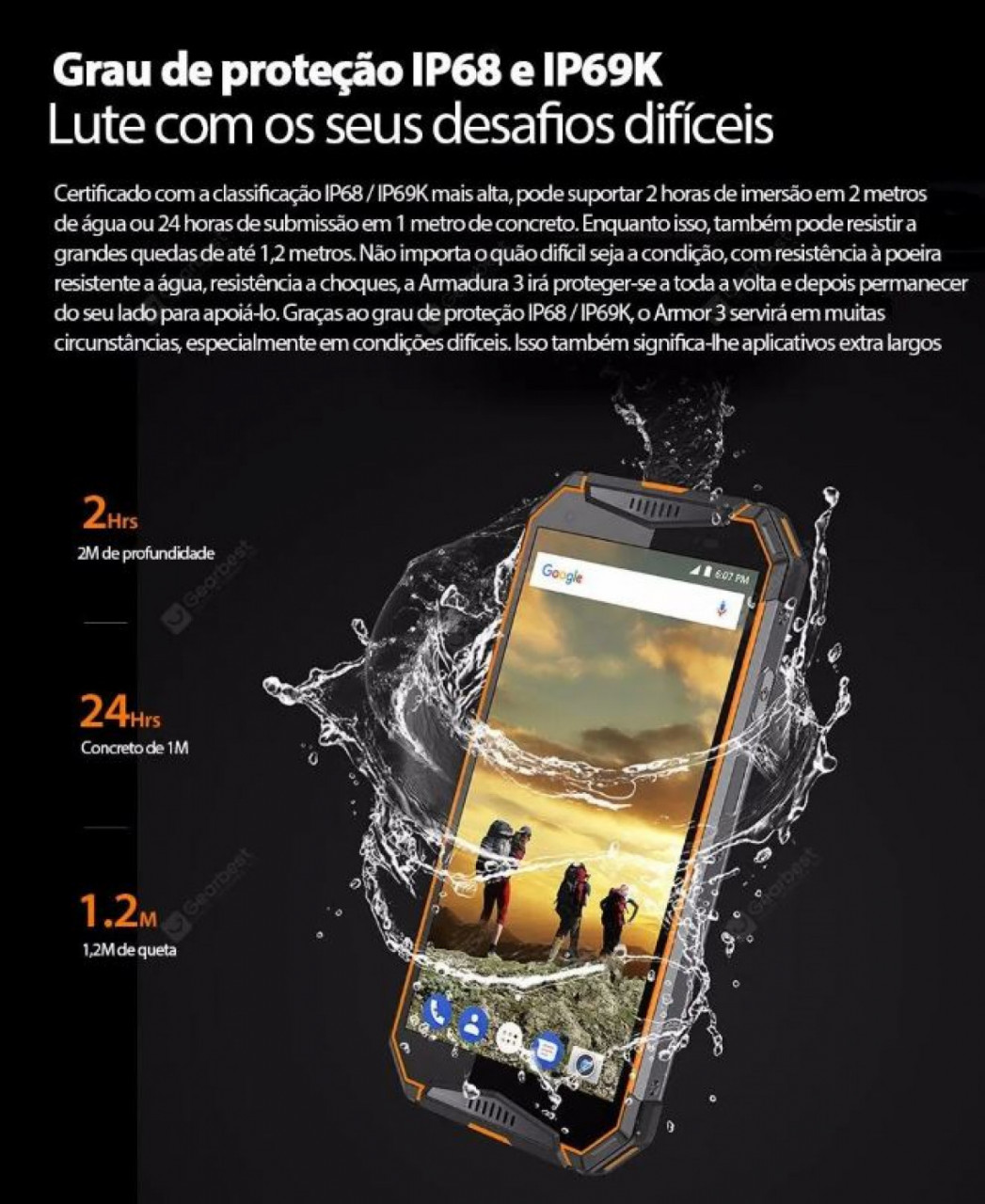 TELEMÓVEL Ulefone Armor 3T 4G - walkie talkie, Telemóveis, Bissau