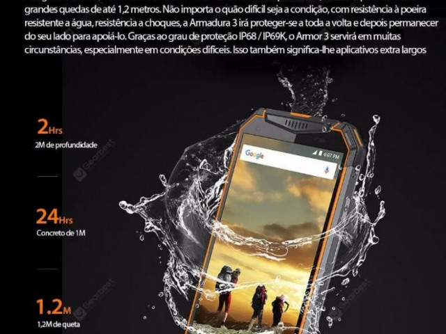 TELEMÓVEL Ulefone Armor 3T 4G - walkie talkie, Telemóveis, Bissau