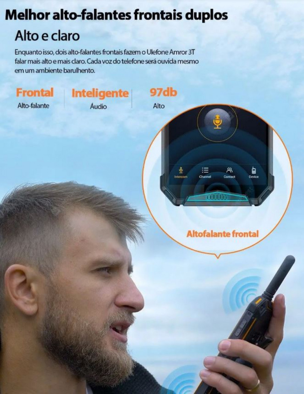 TELEMÓVEL Ulefone Armor 3T 4G - walkie talkie, Telemóveis, Bissau