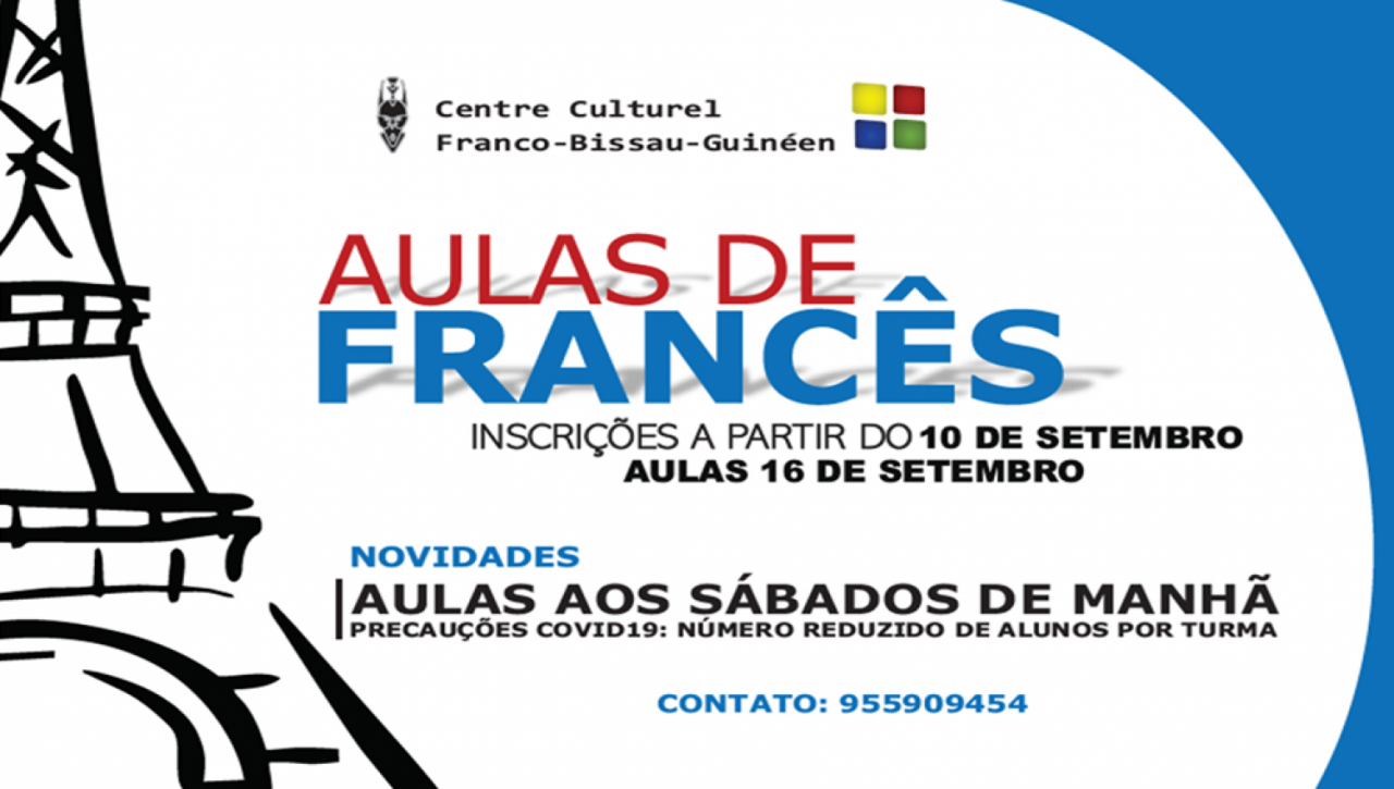Centro Cultural Francês- Aulas de Francês, Cursos - Formação, Bissau
