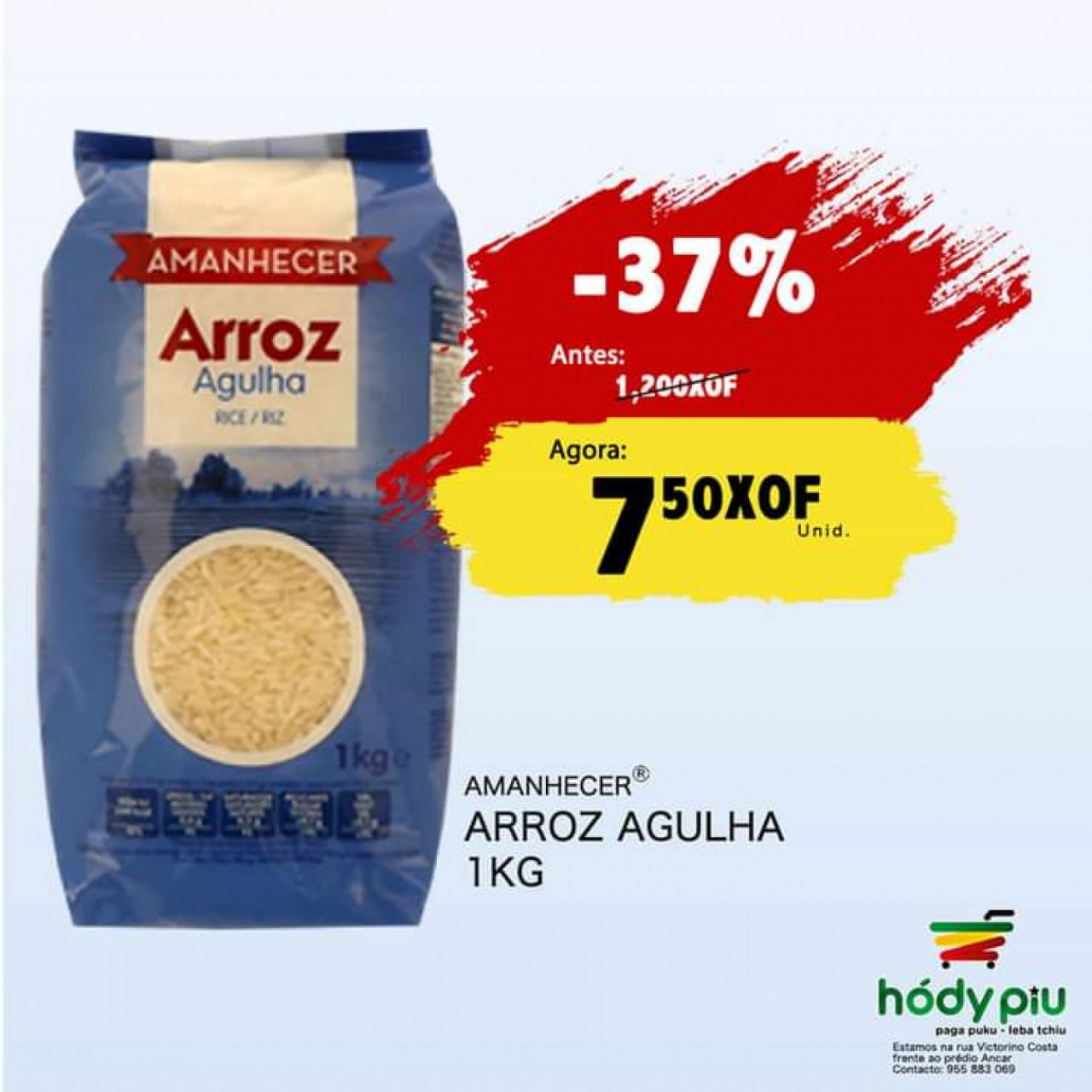 Arroz qualidade primeira, Produtos Secos, Bissau