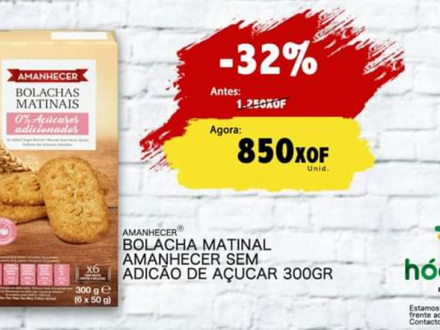 Bolacha sem açúcar, Produtos Secos, Bissau