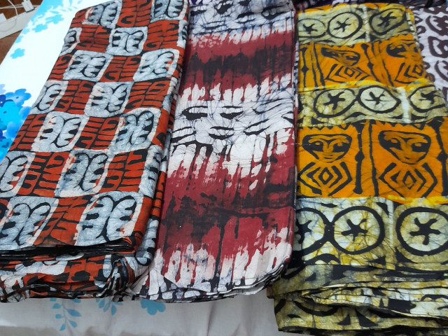 Bom panos BATIK de Ghana, Acessórios, Bissau