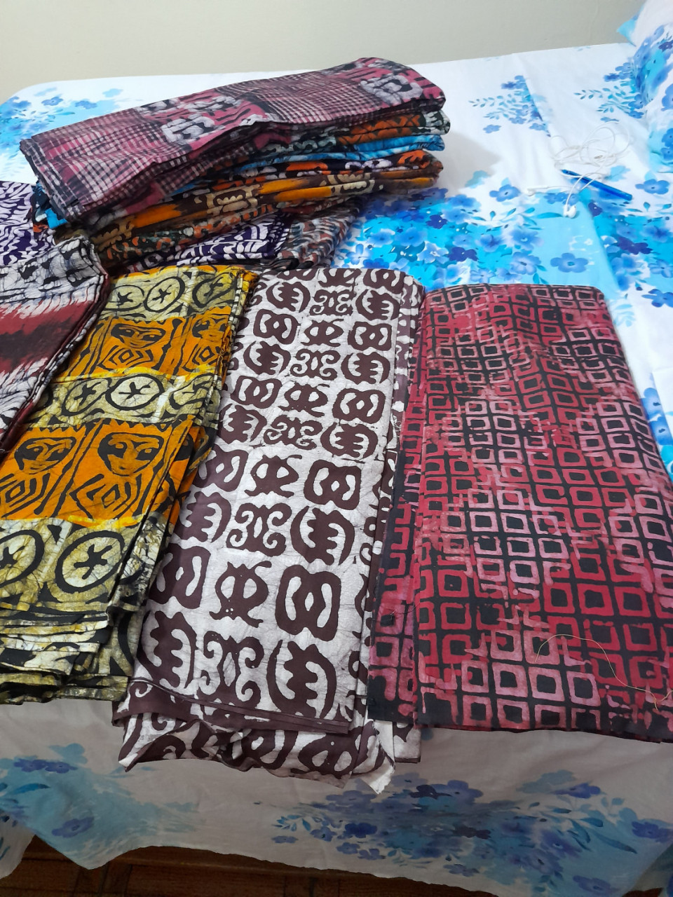 Bom panos BATIK de Ghana, Acessórios, Bissau