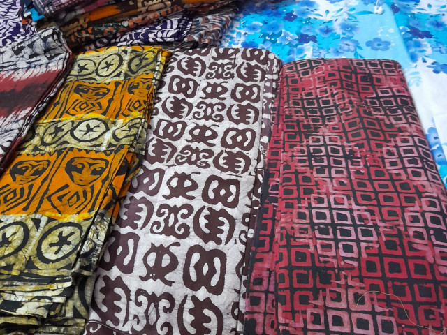 Bom panos BATIK de Ghana, Acessórios, Bissau