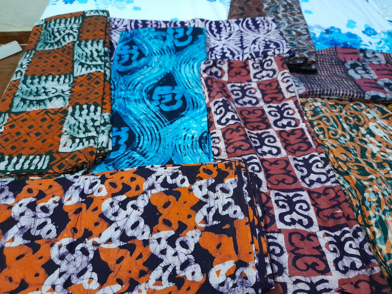 Bom panos BATIK de Ghana, Acessórios, Bissau