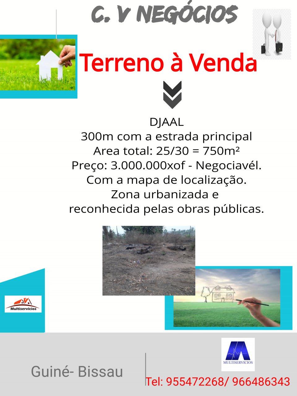 Terrenos a Bissau, Terrenos, Bissau