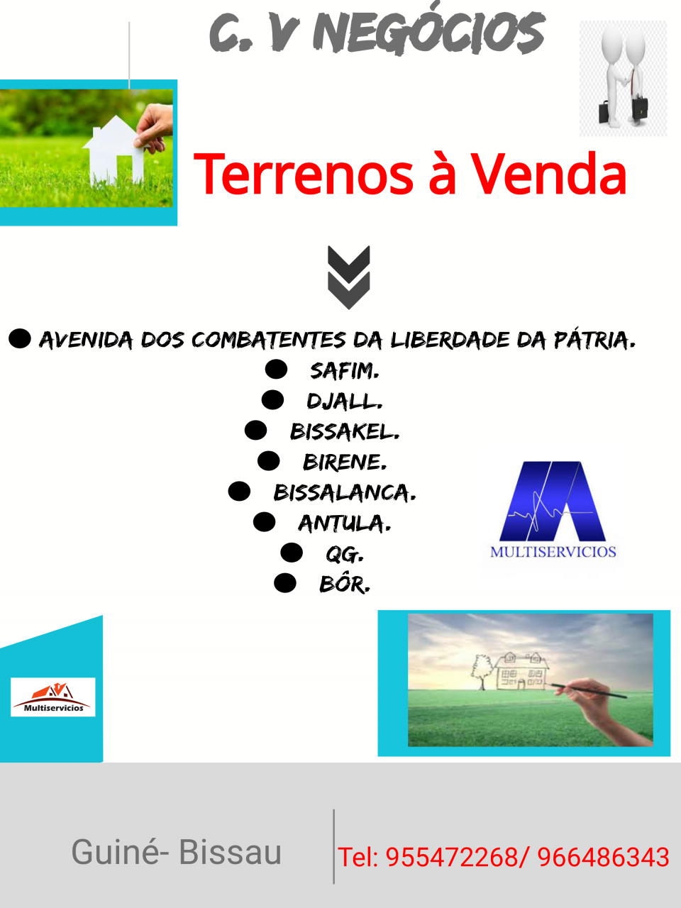 Terrenos a Bissau, Terrenos, Bissau