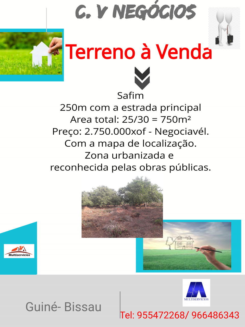 Terrenos a Bissau, Terrenos, Bissau