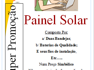 Painel Solar, Electrodomésticos, Bafatá