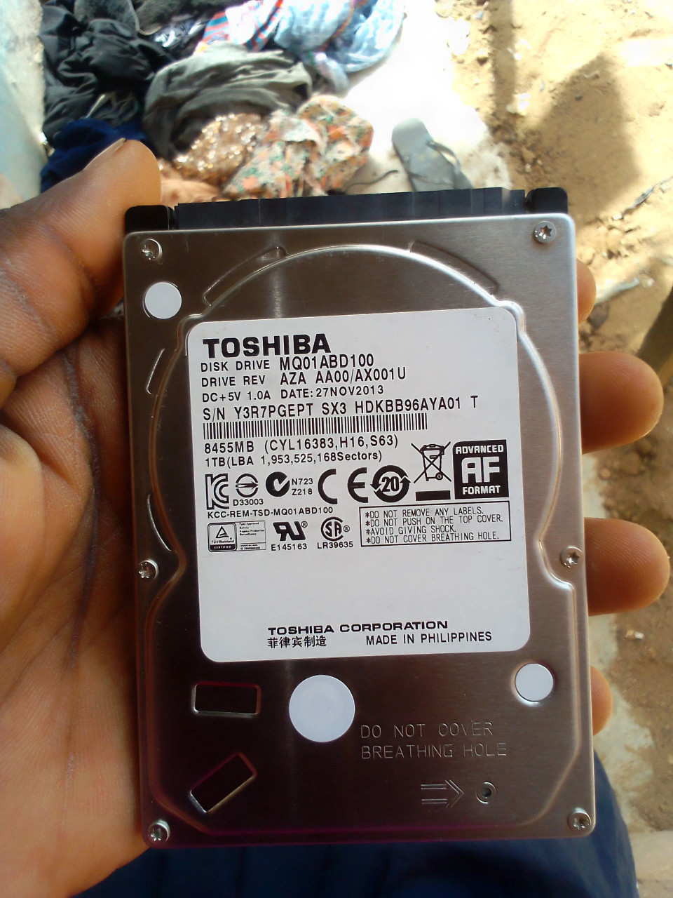 HDD Toshiba, Computadores - Laptops, Bissau