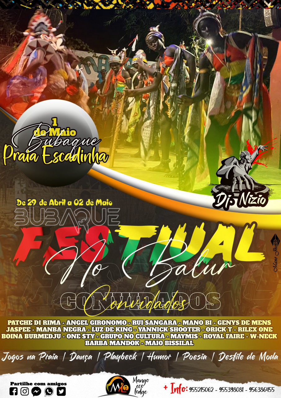 Flyer, Para Eventos - Celebrações, Bissau